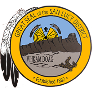 San Lucy emblem